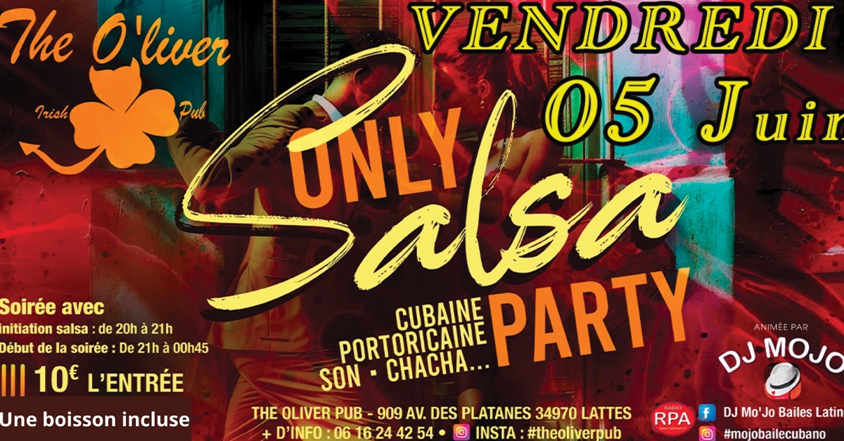Soirée ONLY SALSA PARTY (100%Salsa)