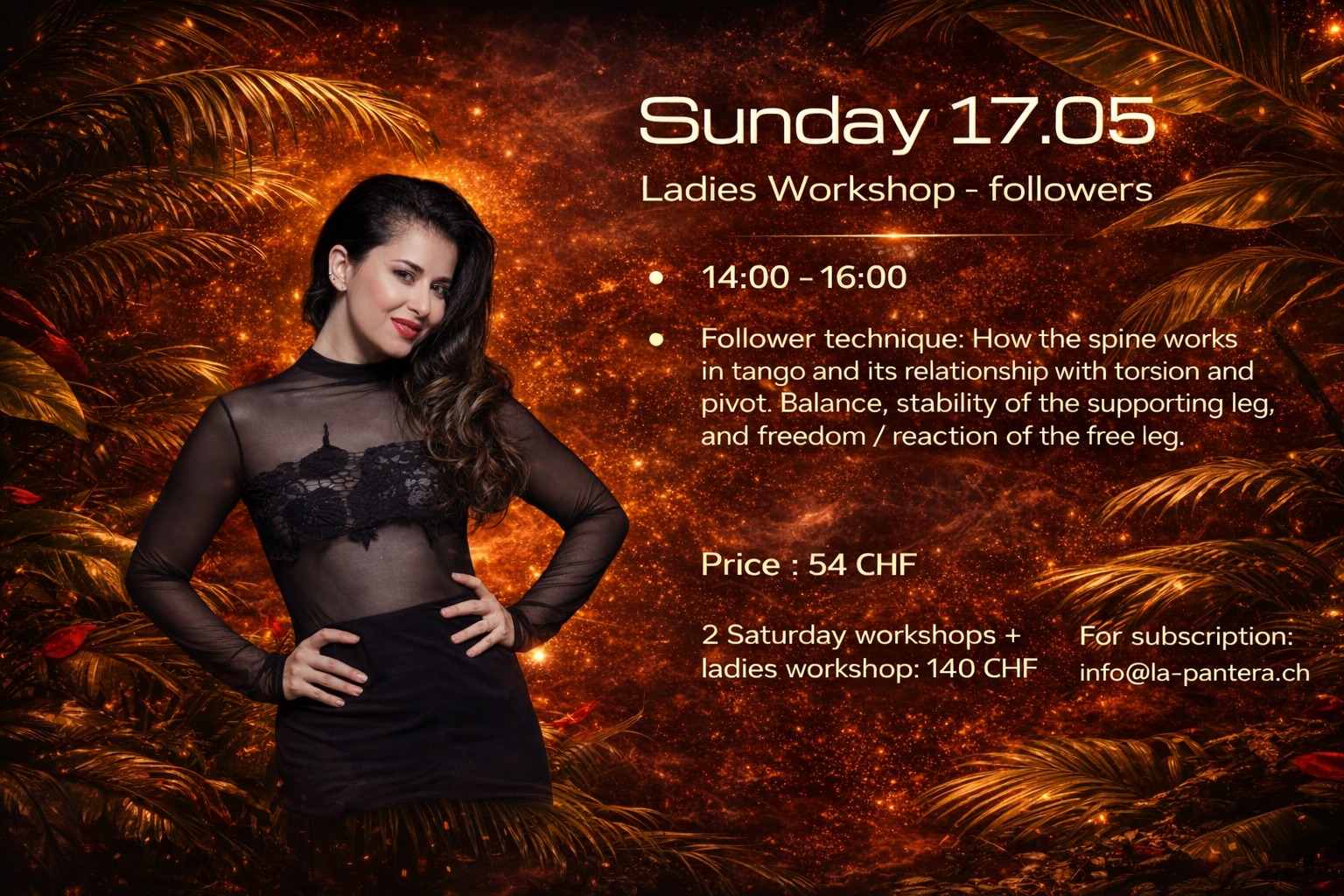 Ladies Workshop - with Sol Cerquides
