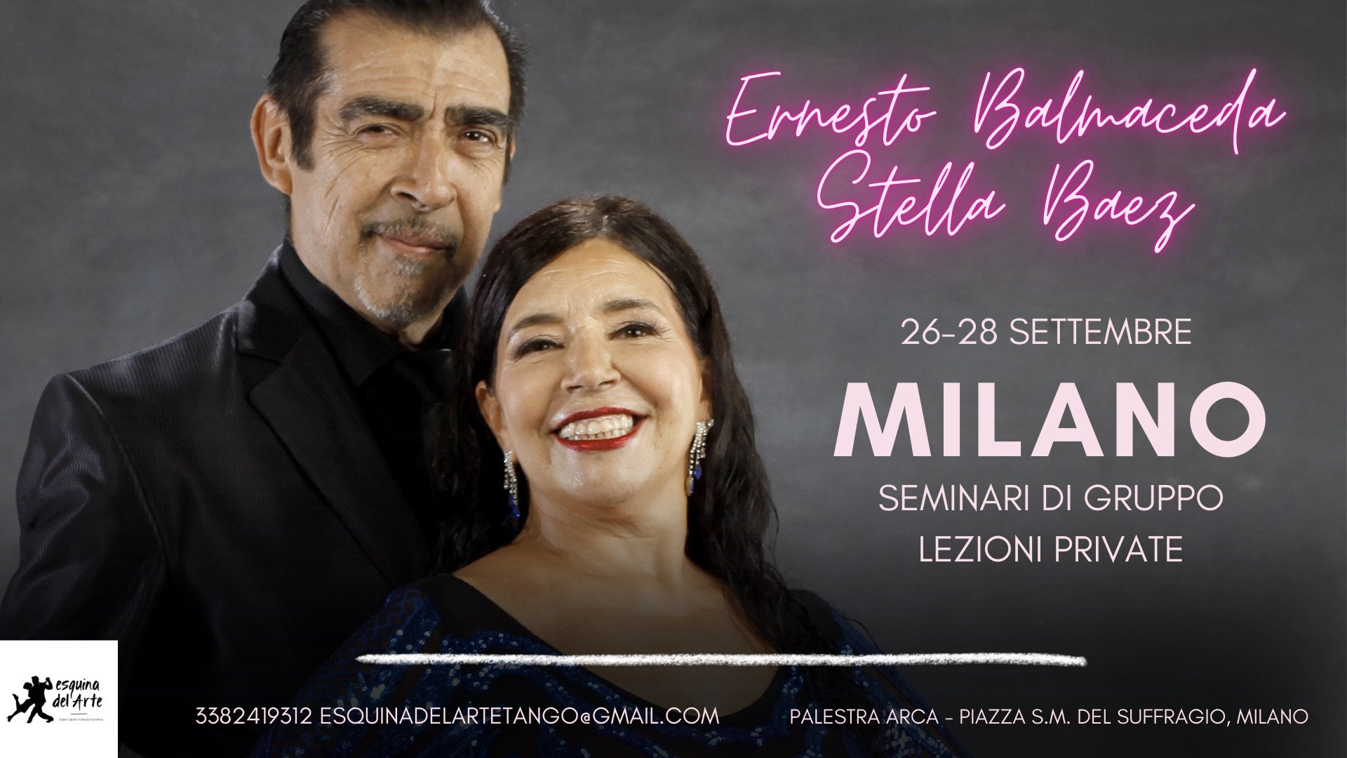 ERNESTO BALMACEDA E STELLA BAEZ A MILANO