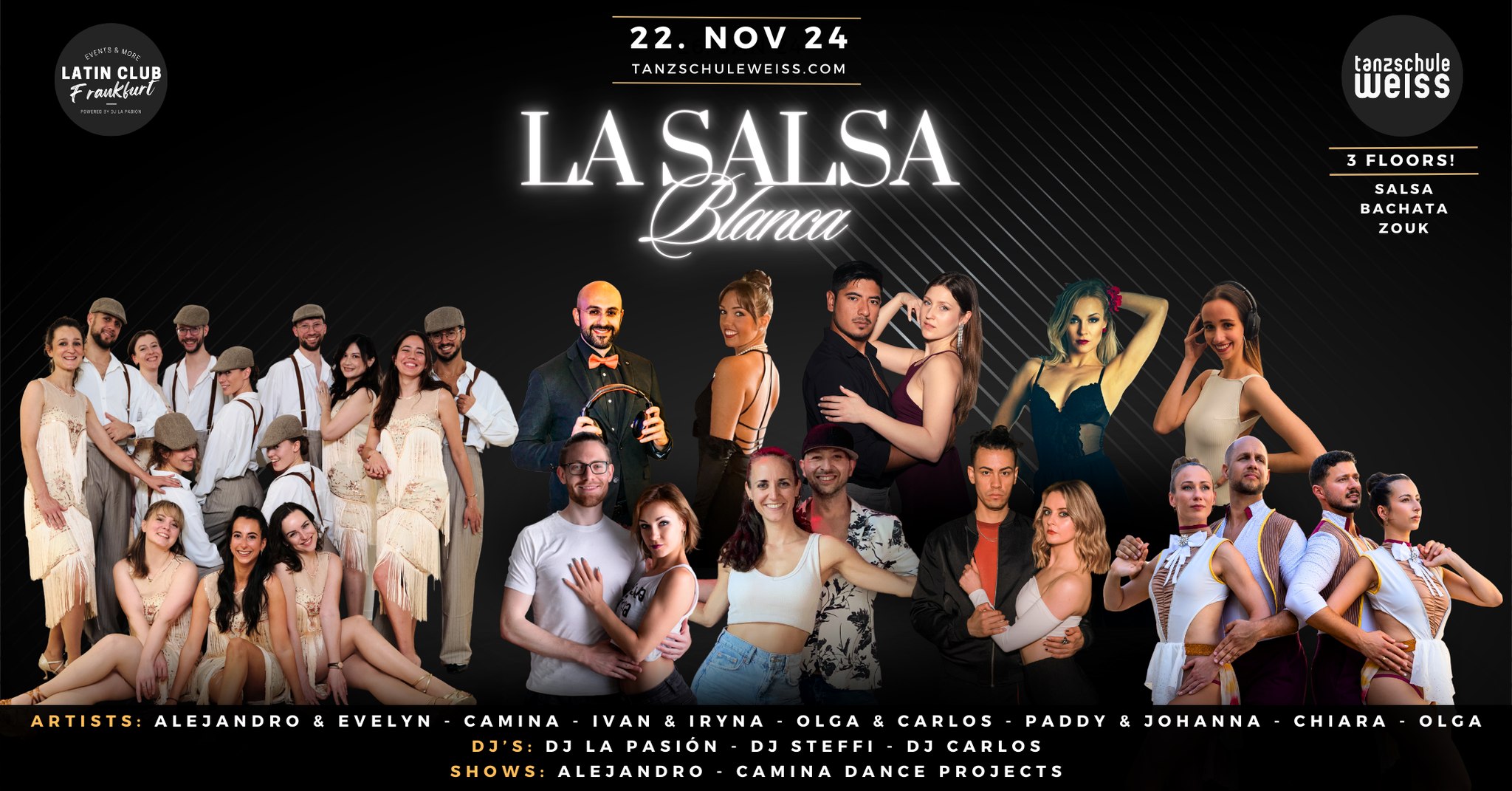 ◐ LA SALSA BLANCA ◑ 3 Floors!