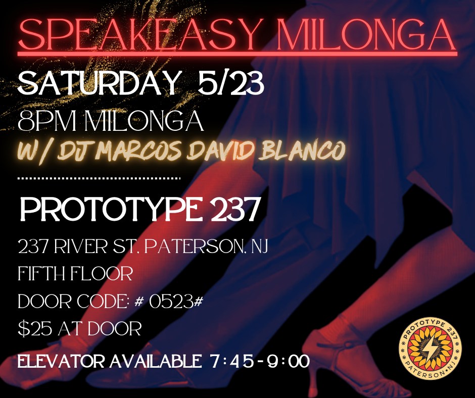 DJ Marcos David Blanco Leads Speakeasy Milonga at Prototype