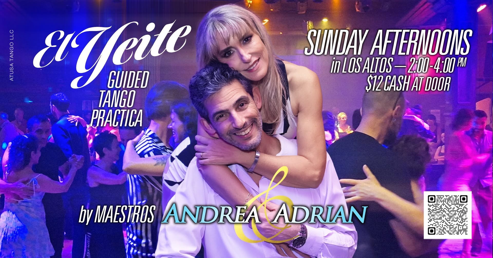 El YEITE Guided Tango Practica - directed by Argentine Maestros Andrea Monti & Adrian Durso