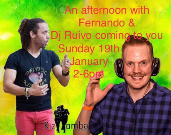 Kizomba CoOp 19th January with Fernando and Dj Ruivo