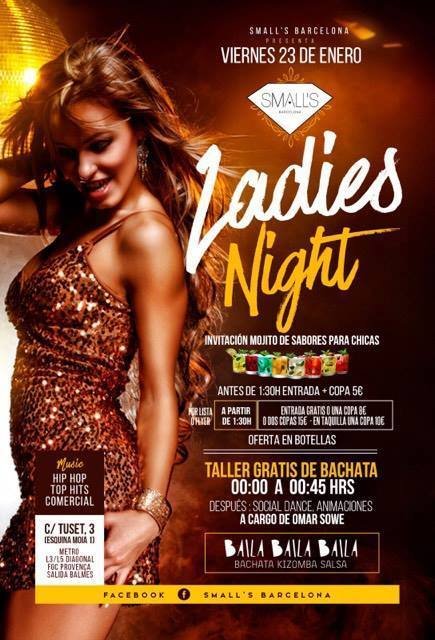 Friday 20 - Bachata workshop in Barcelona (Free entrance + Mojito)