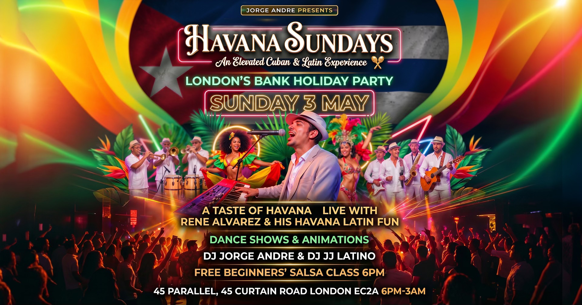 London’s Bank Holiday Party Havana Sundays (Live Cuban Experience)