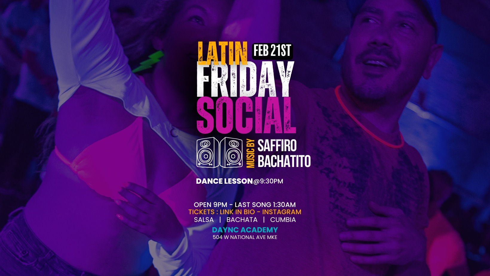 Latin Fridays Salsa Bachata Cumbia