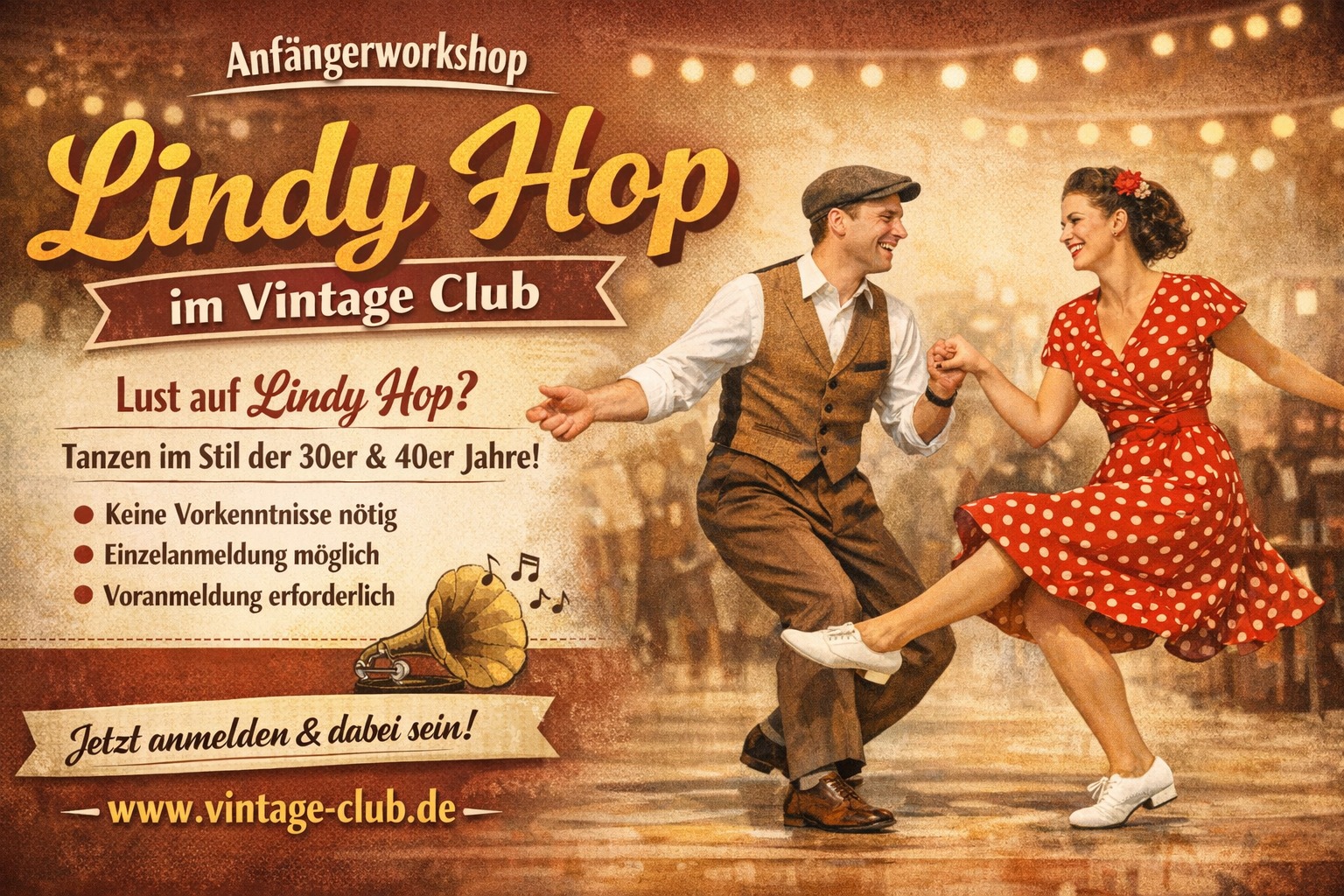 Lindy Hop für Anfänger Workshop 💃🕺🎶