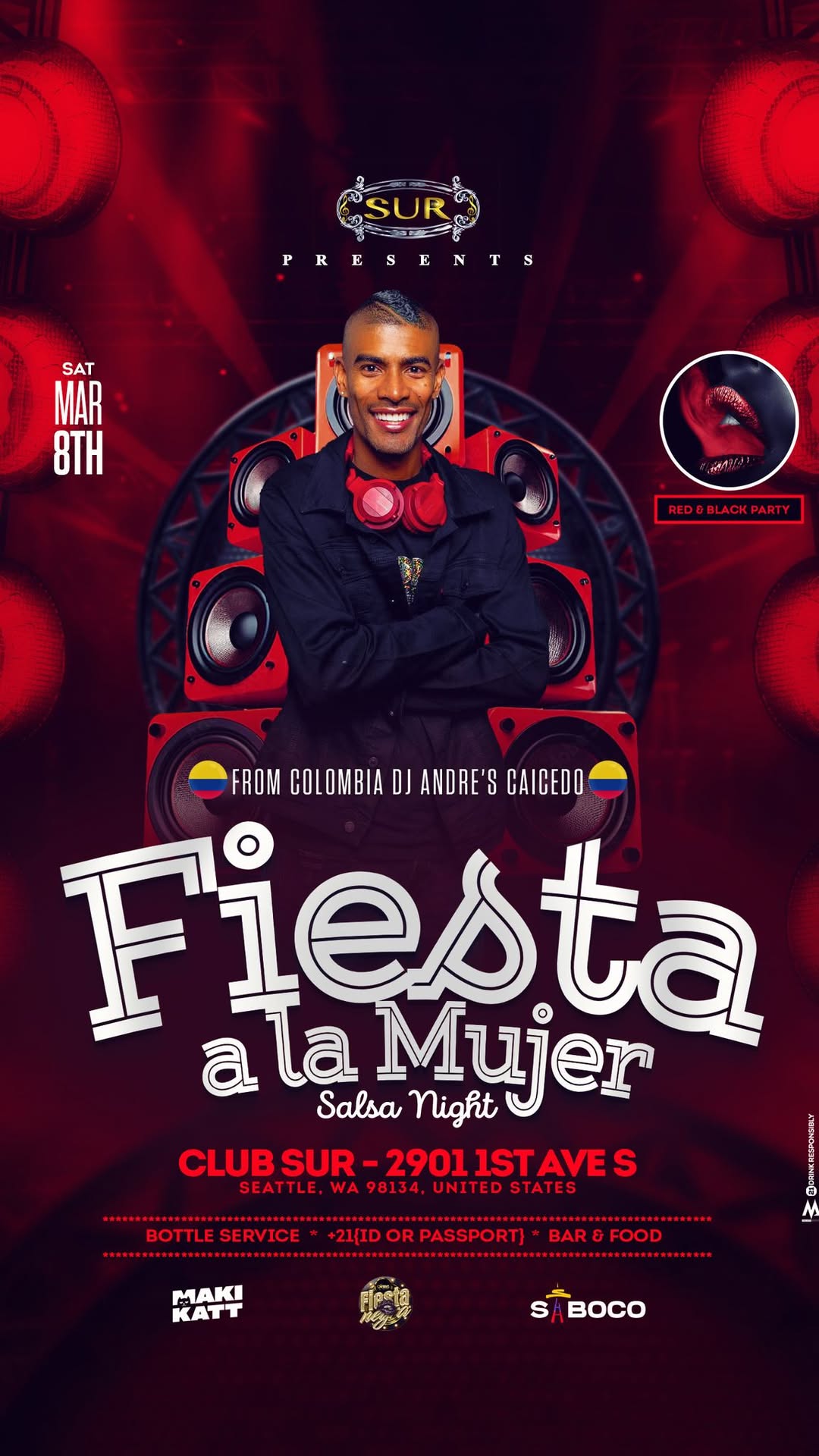 FIESTA A LA MUJER Salsa night