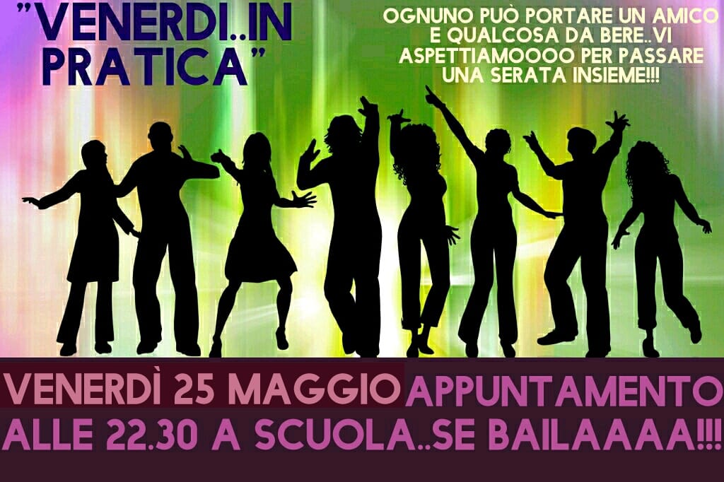 "VENERDÌ..IN PRATICA" FESTA DELLA SCUOLA JOE RUSSO LATIN DANCE