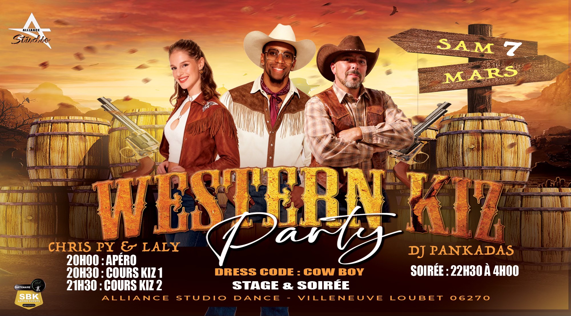 COURS & SOIRÉE WESTERN KIZ Party