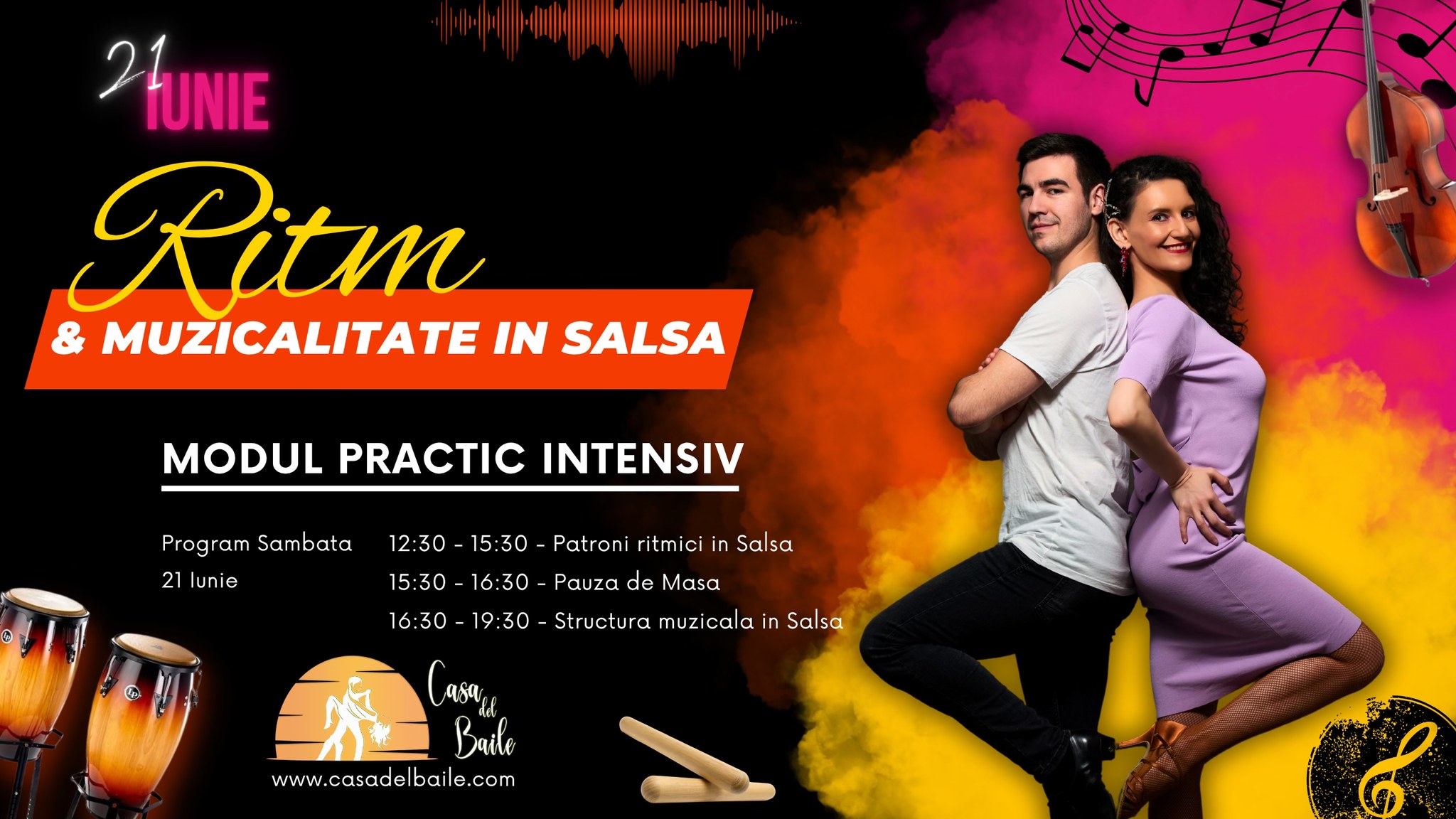 Modul Ritm & Muzicalitate in Salsa - Summer Edition