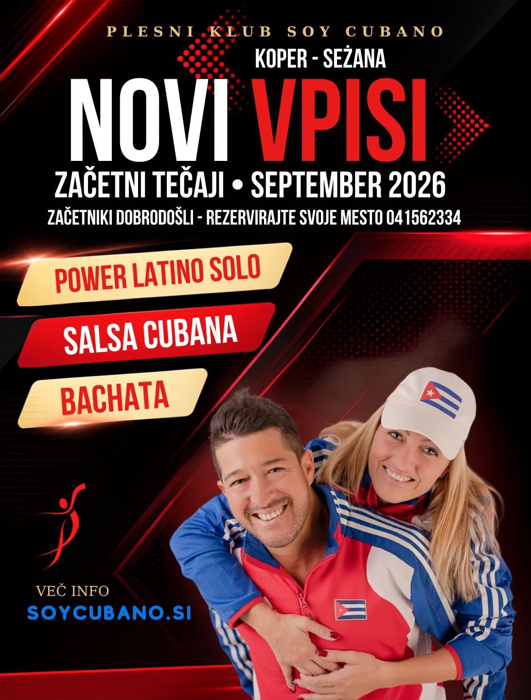 Brezplačna predstavitvena ura novi plesni tečaji september 20262026!