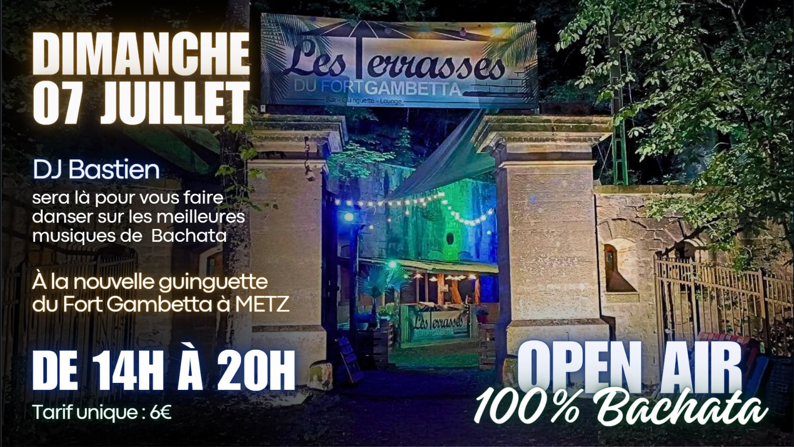 100% Bachata au Fort Gambetta