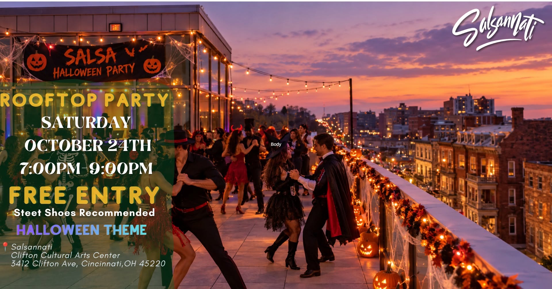 Salsannati Rooftop Halloween Party!!!