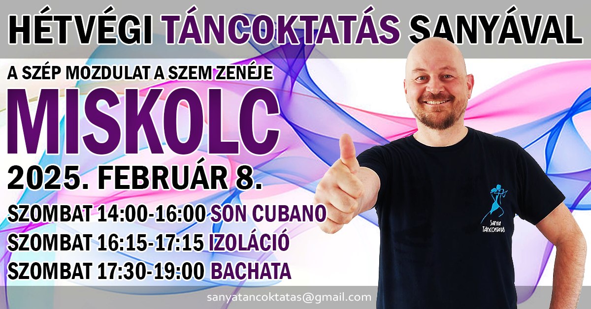 Hétvégi Táncoktatás Sanyával - Miskolc
