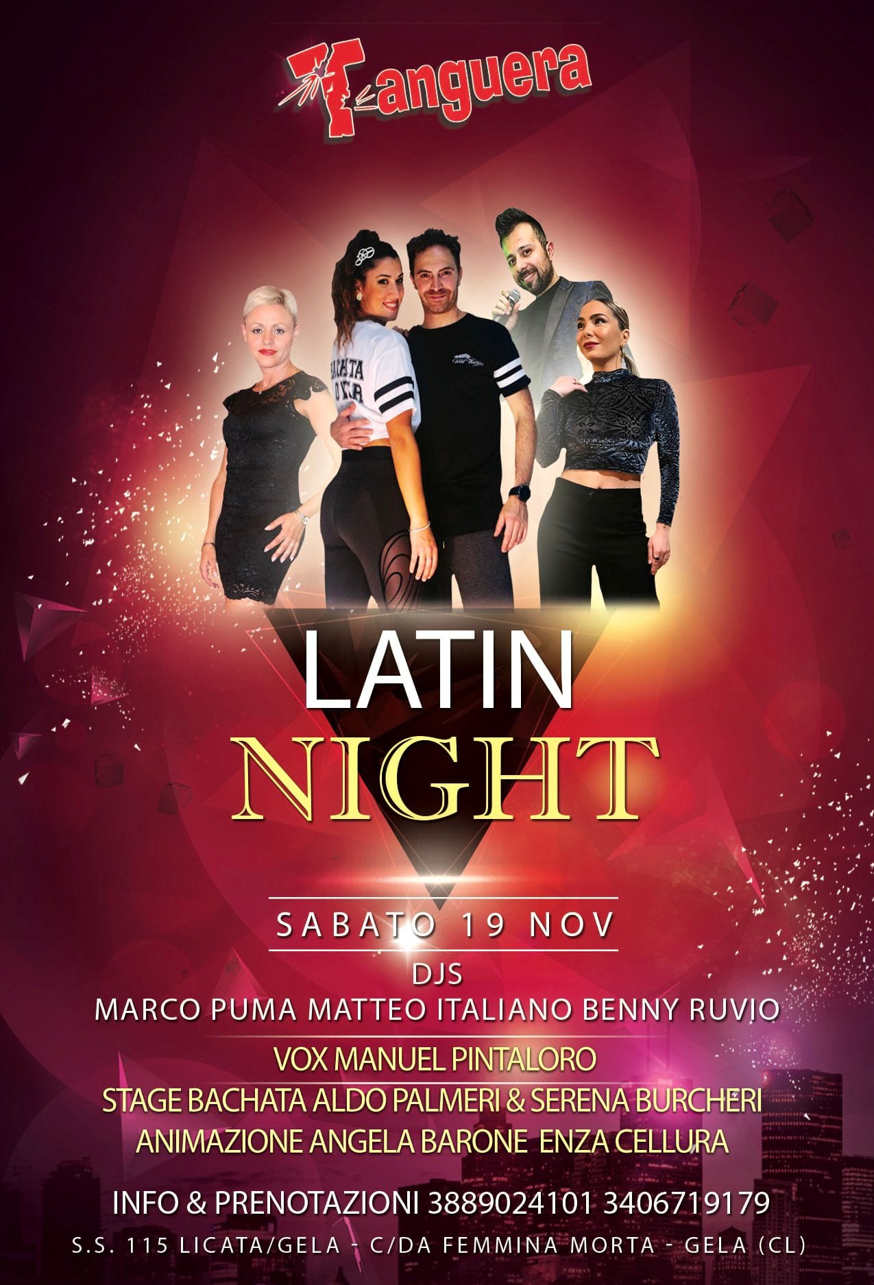 Sabato Caraibico Tanguera Gela