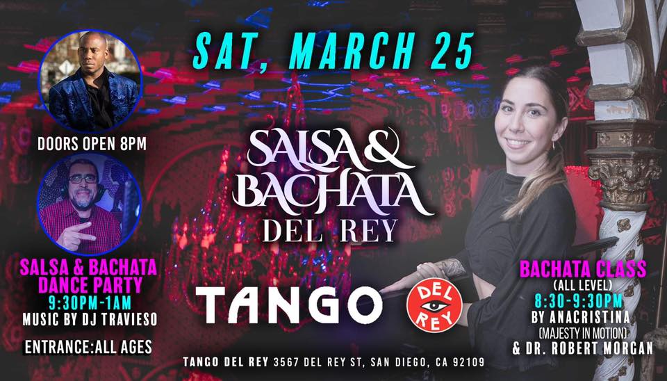 Salsa & Bachata del Rey SAT, MARCH-25