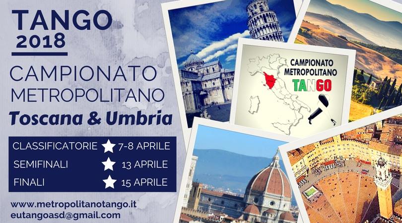 Campionato Metropolitano Tango - Toscana & Umbria 2018