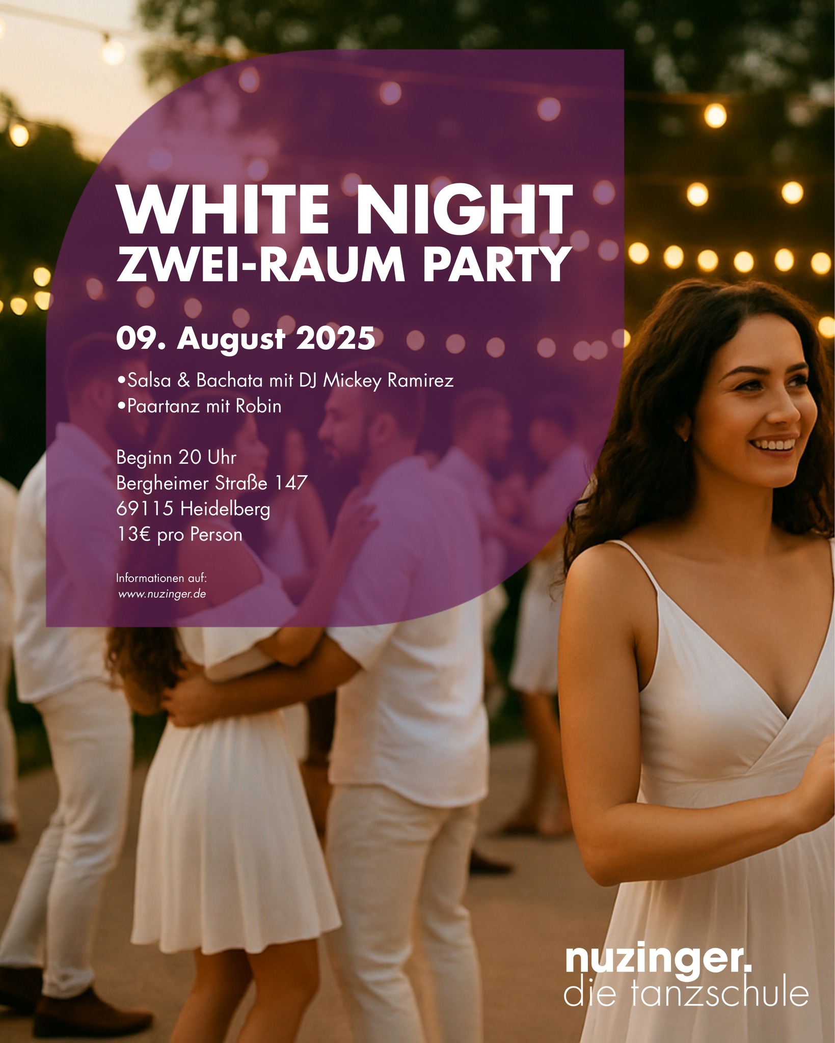 09 08 WHITE NIGHT · ZWEI-RAUM PARTY