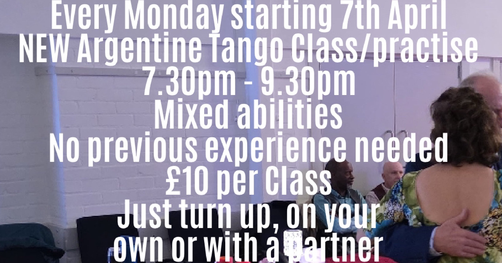 Argentine Tango weekly MondayClass in Wheathampstead