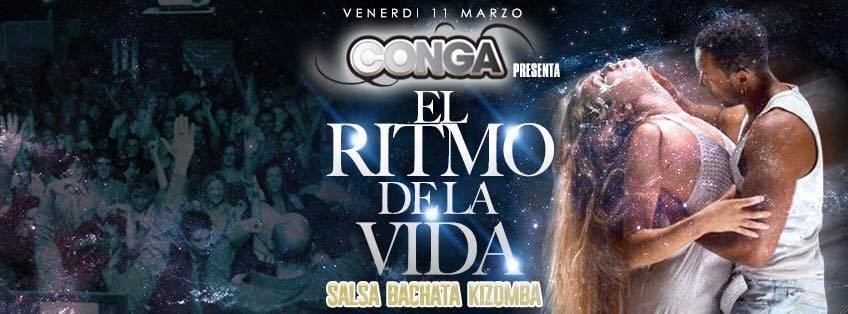 I Venerdì al Conga Salsa Bachata Kizomba