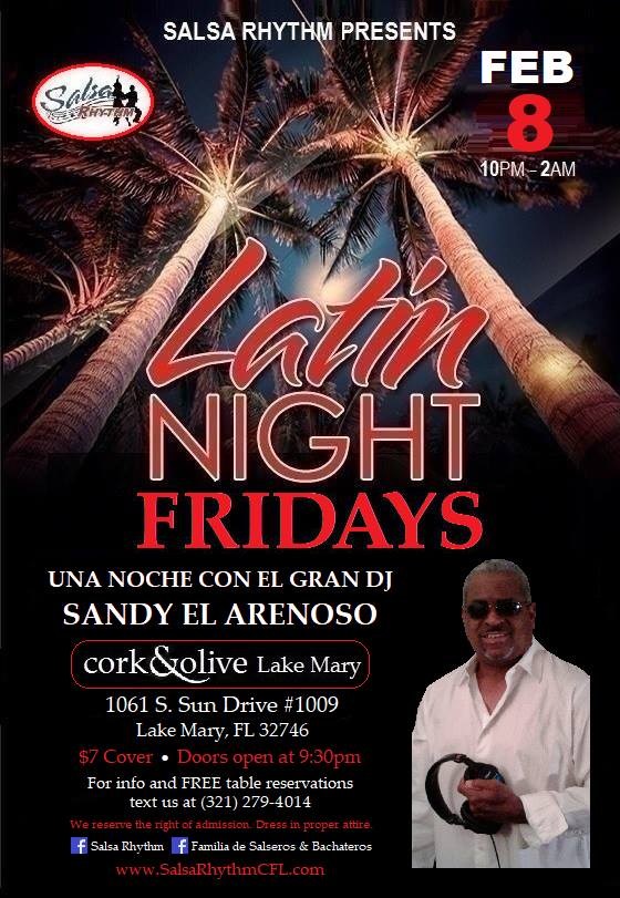 Salsa Rhythm's Friday Noche Latina