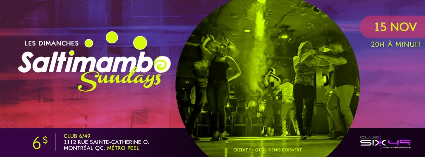 Saltimambo Sundays - Dimanches le 15 Novembre