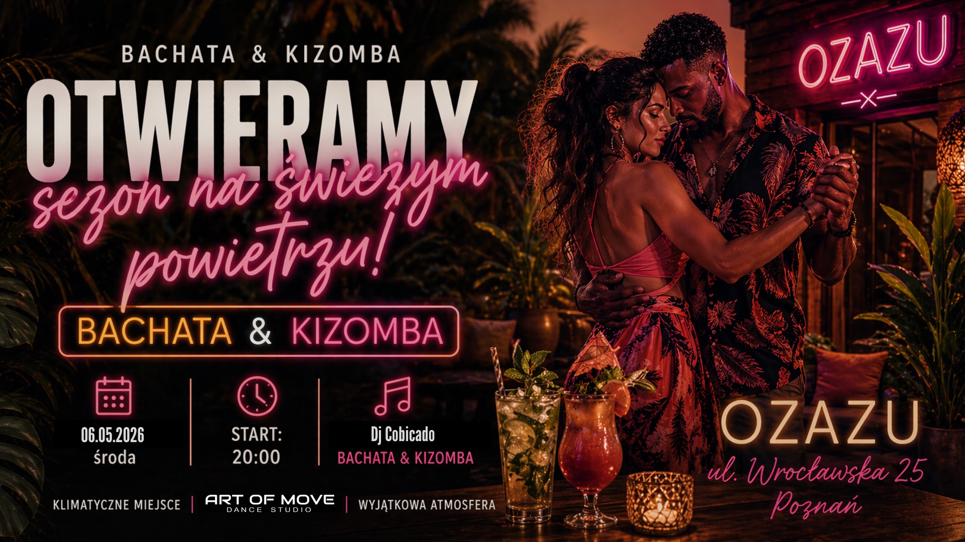 🌴Bachata & Kizomba Party Pre Opening 06.05 Ozazu🌴