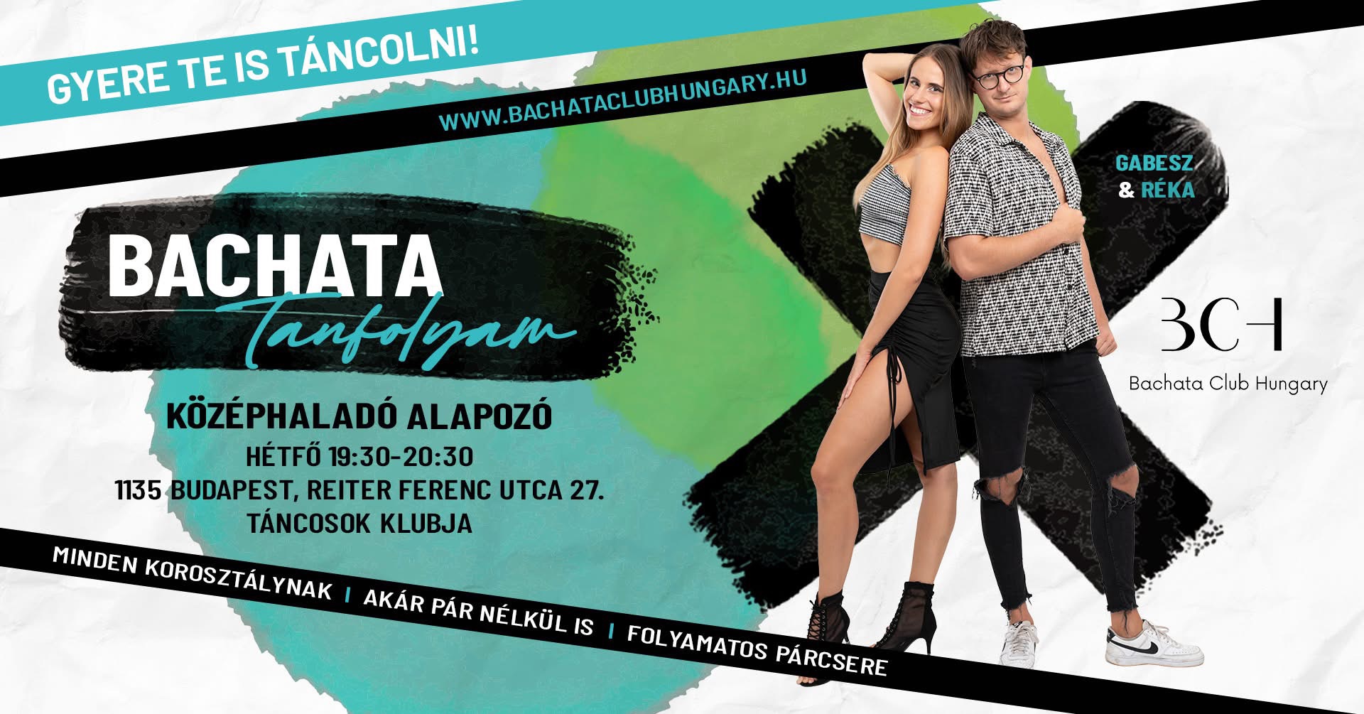 Középhaladó Bachata Alapozó 💥2026-os KEDVEZMÉNYEK💥