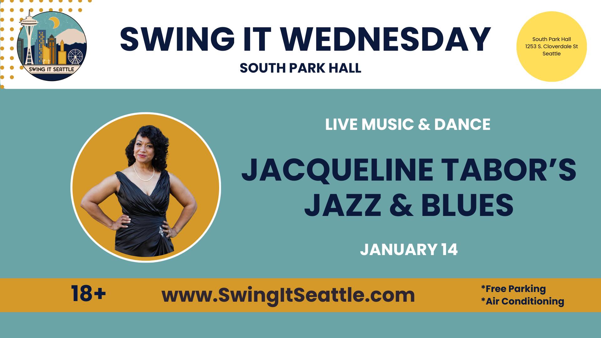 Swing It Wednesday - Jacqueline Tabor's Jazz & Blues