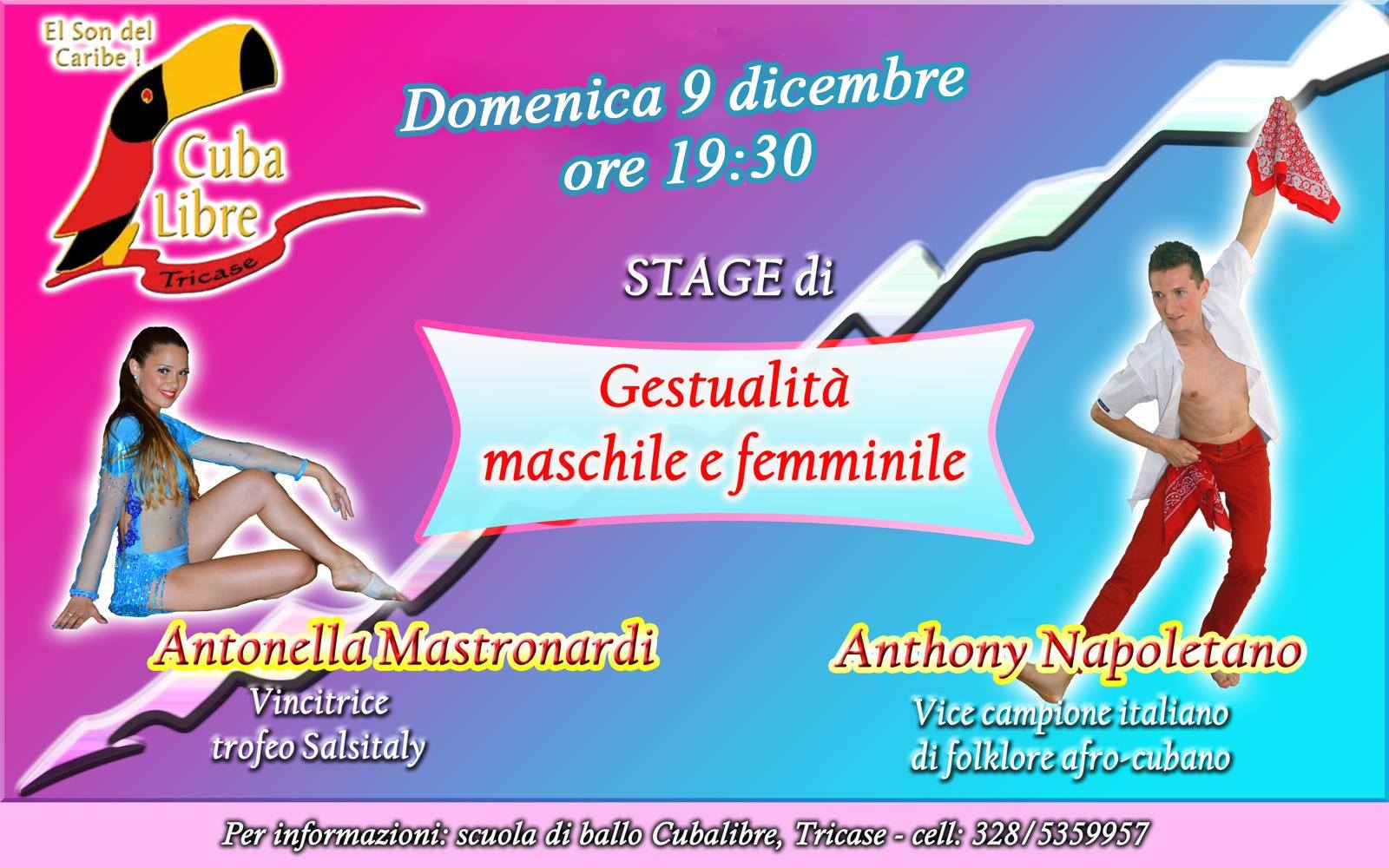 STAGE di Gestualità con Anthony Napoletano&Antonella Mastronardi