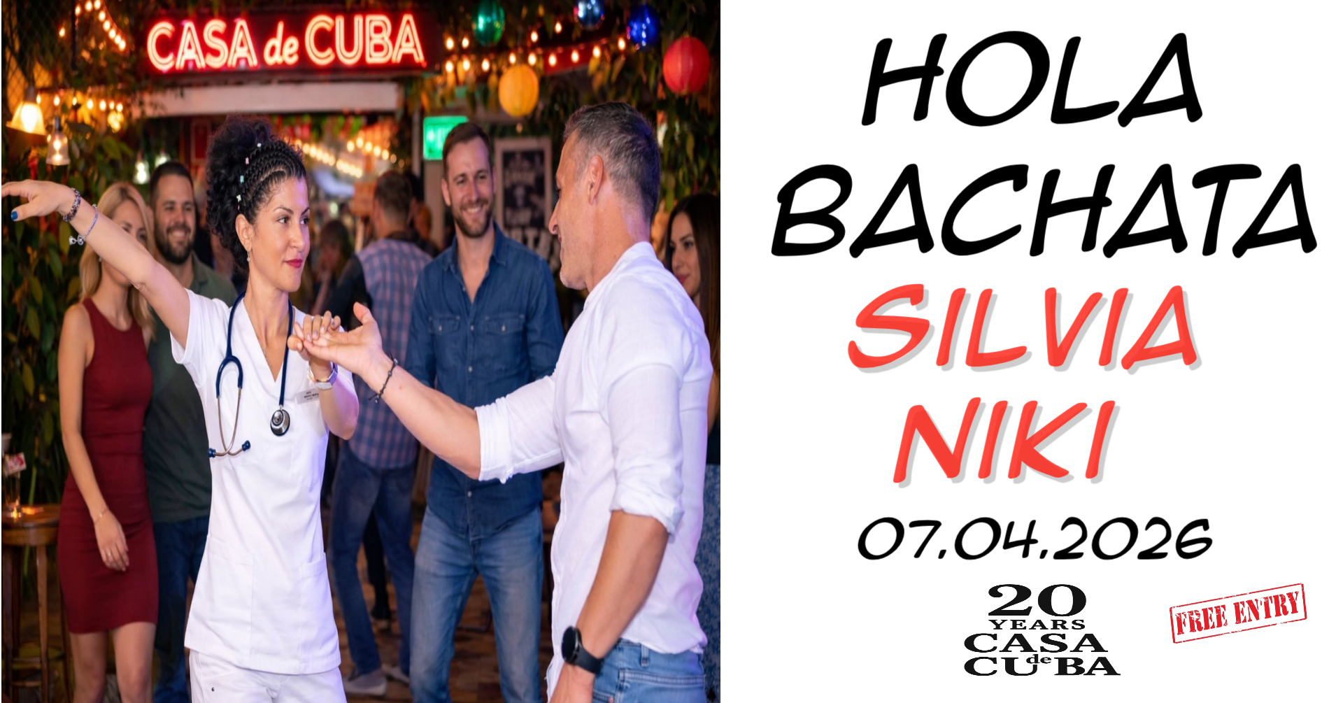 SOLD OUT 🔥🔥🔥HOLA BACHATA by SILVIA & NIKI