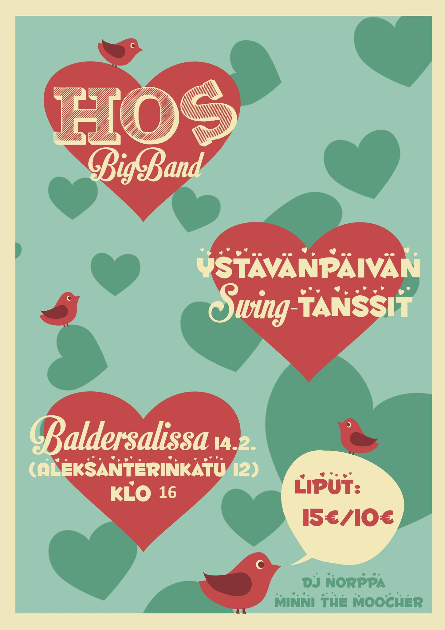 HOS Ystävänpäivän Swing-tanssit