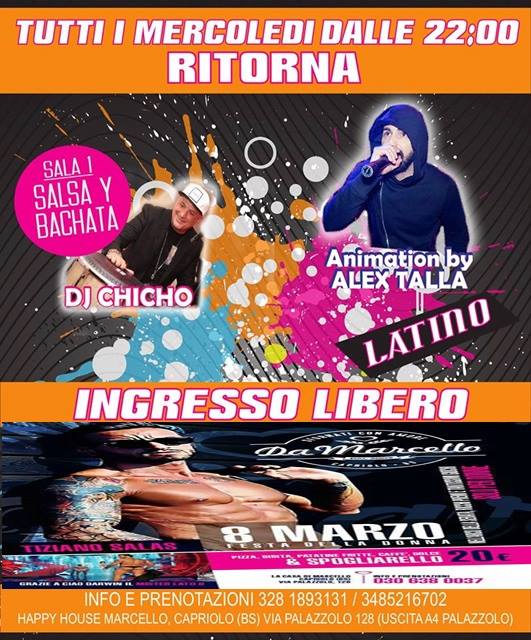 8 Marzo Festa Della Donna Marcello Happy House Capriolo