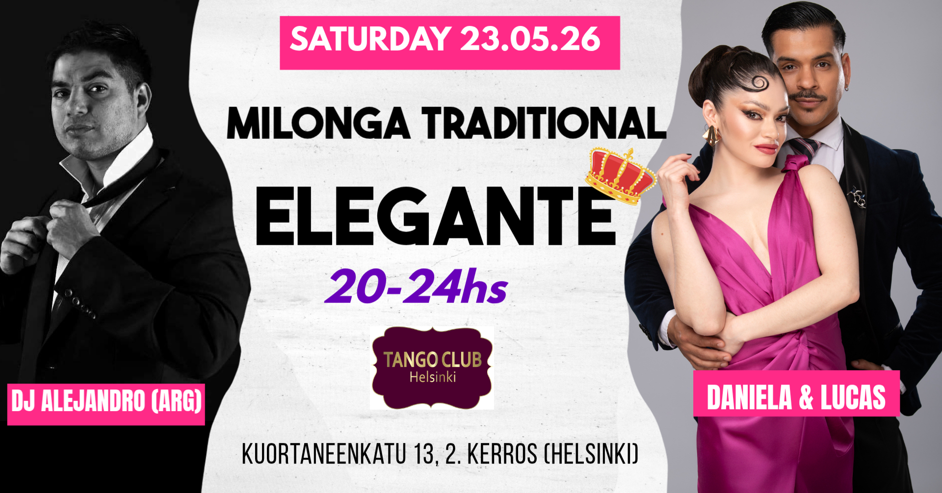 MILONGA TRADITIONAL ELEGANTE-SHOW DANIELA BRAVO & LUCAS GUEVARA