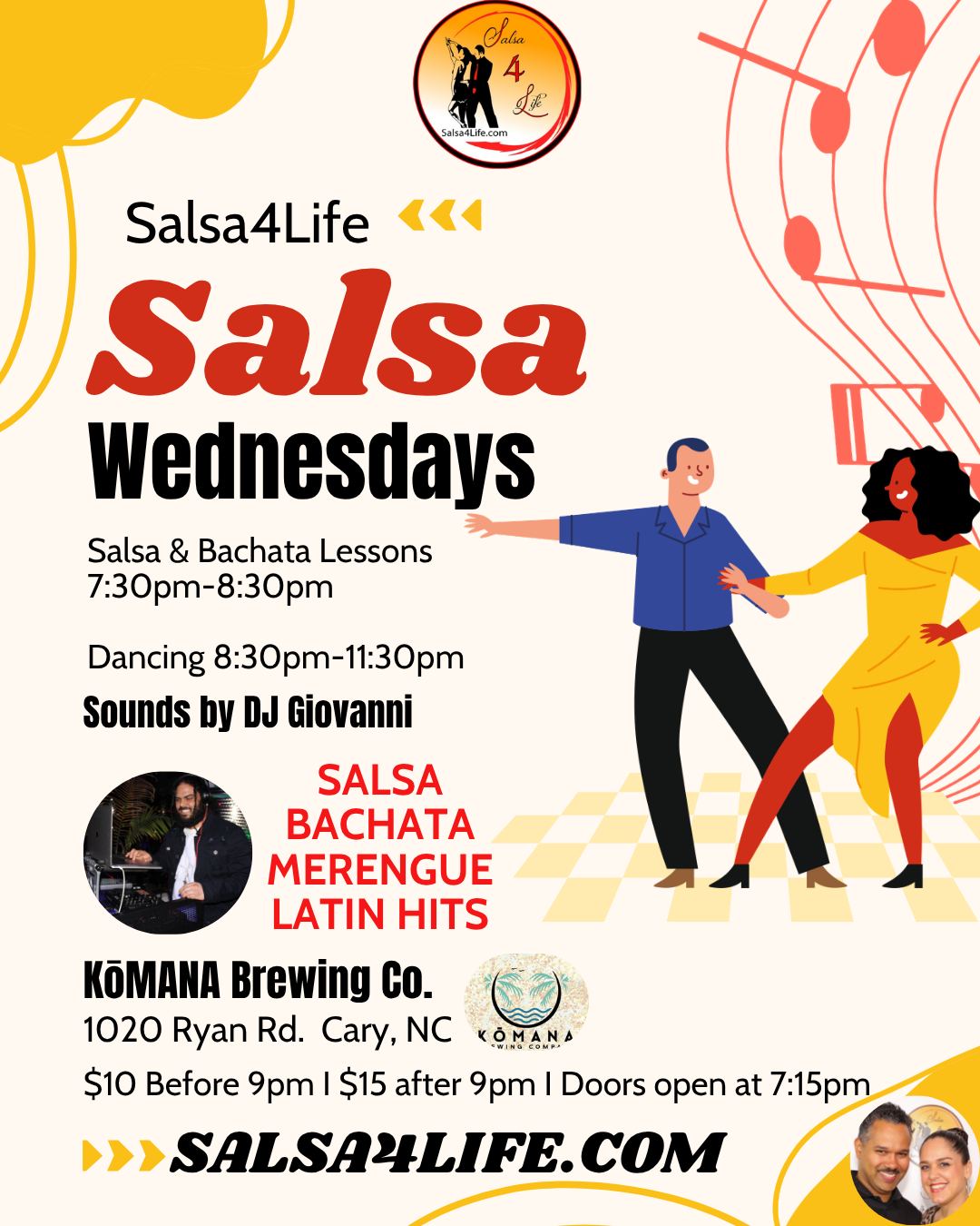 KOMANA WEDNESDAY I SALSA4LIFE LATIN DANCE SOCIAL
