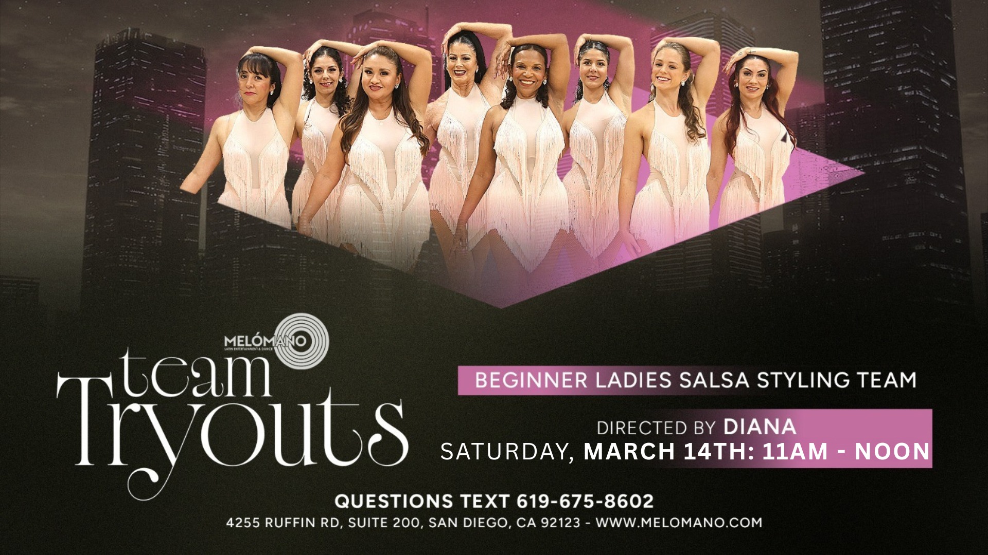 FREE Melómano Beginner Salsa Ladies Styling Team Tryout! 3 14