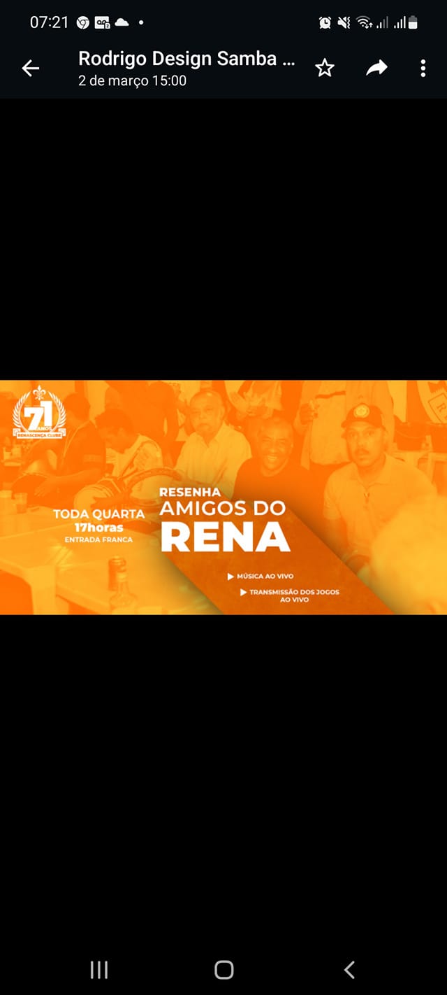 Resenha dos Amigos do Rena
