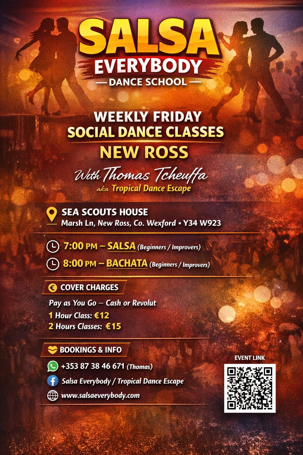 NEW ROSS - WEEKLY SOCIAL DANCE CLASSES NEW ROSS