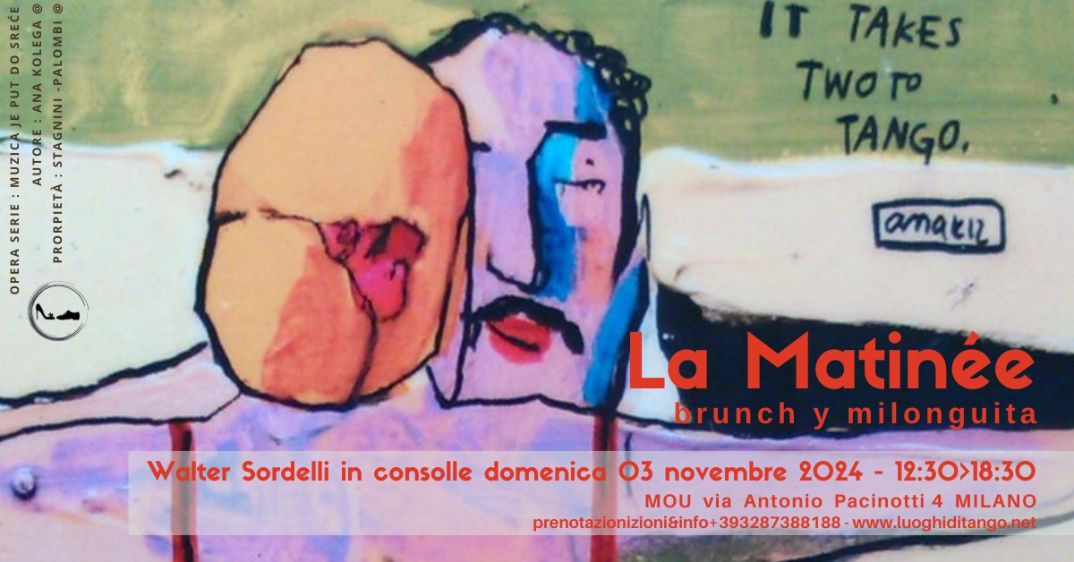 Walter Sordelli 03 11 2024 La Matinée, brunch y milonguita a Milano
