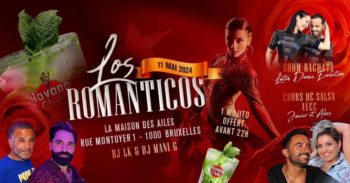 Los Romanticos Bachata salsa party
