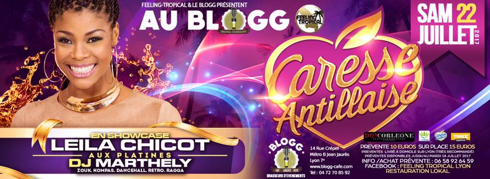 Caresse antillaise LEILA Chicot en showcase