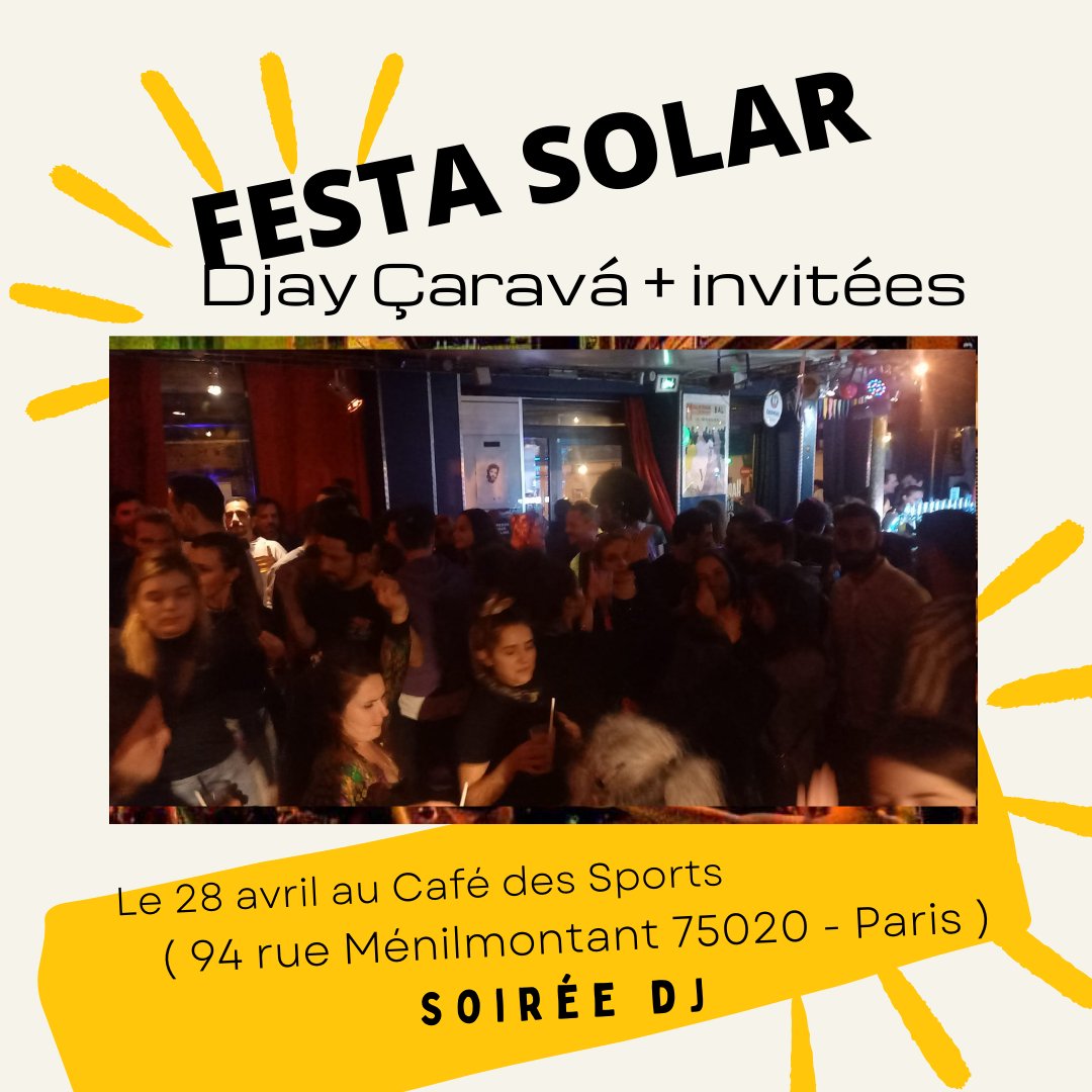 Festa Solar especial #DJ Çaravá + ivit