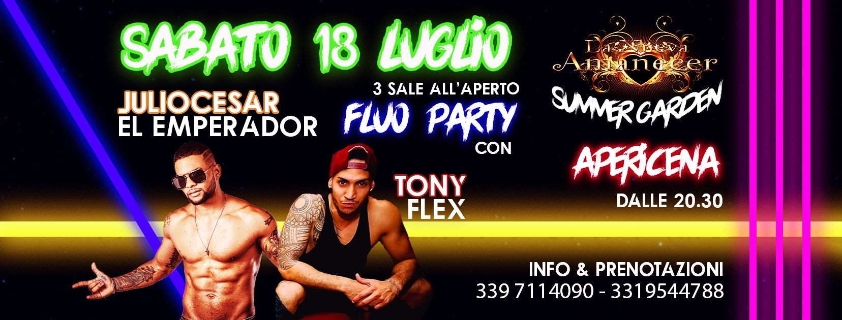 Fluo Party! La Nueva Amanecer! 18 07 2020