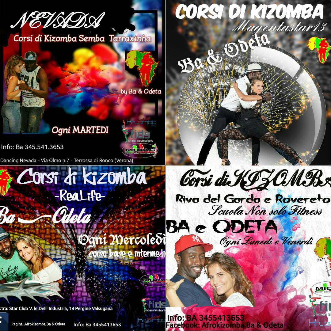 Inizio corsi di Kizomba, Tarraxa, Semba con Ba e Odeta