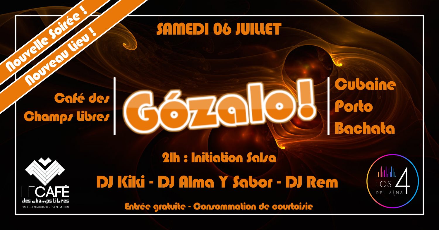 Gózalo ! - Soirée Cubaine Porto Bachata - Juillet 2019