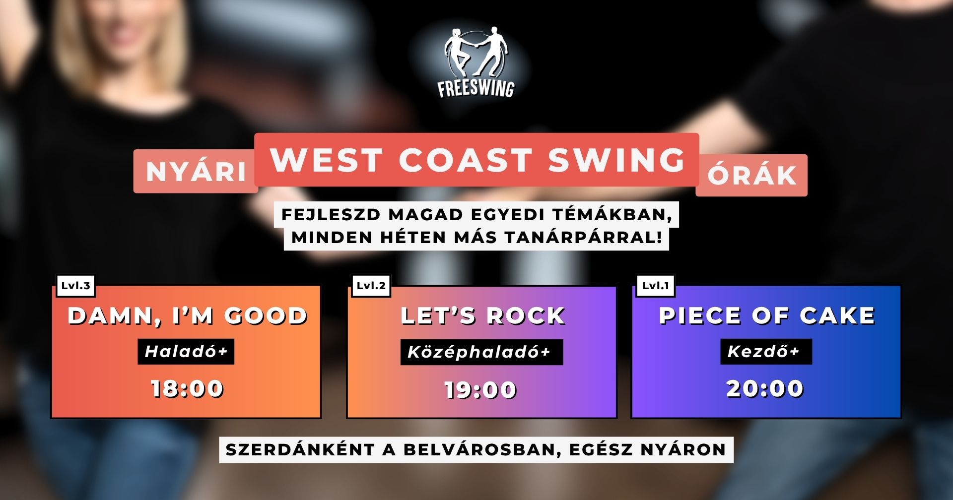 Nyári West Coast Swing órák