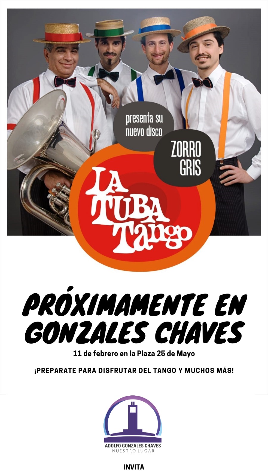 La Tubatango en Gonzales Chaves
