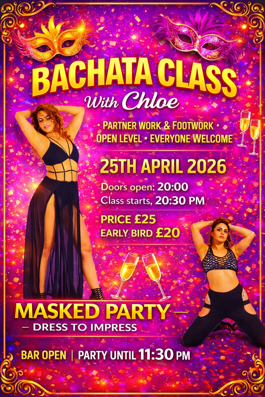 Masked party Bachata night