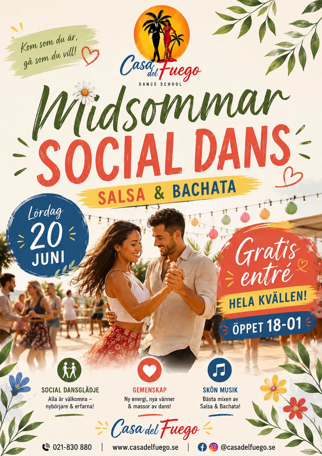 Midsommar Social dans